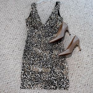 Leopard print dress